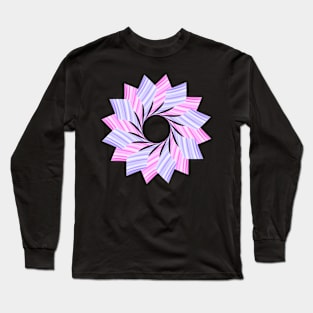 Pink and blue mandala Long Sleeve T-Shirt